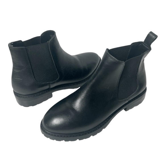 Steve Madden Black Kids Leopold Chelsea Boot - Picture 1 of 6